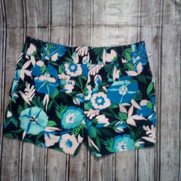 LOFT Pants - Loft Hawaiian Print Flat Front Shorts Size 0